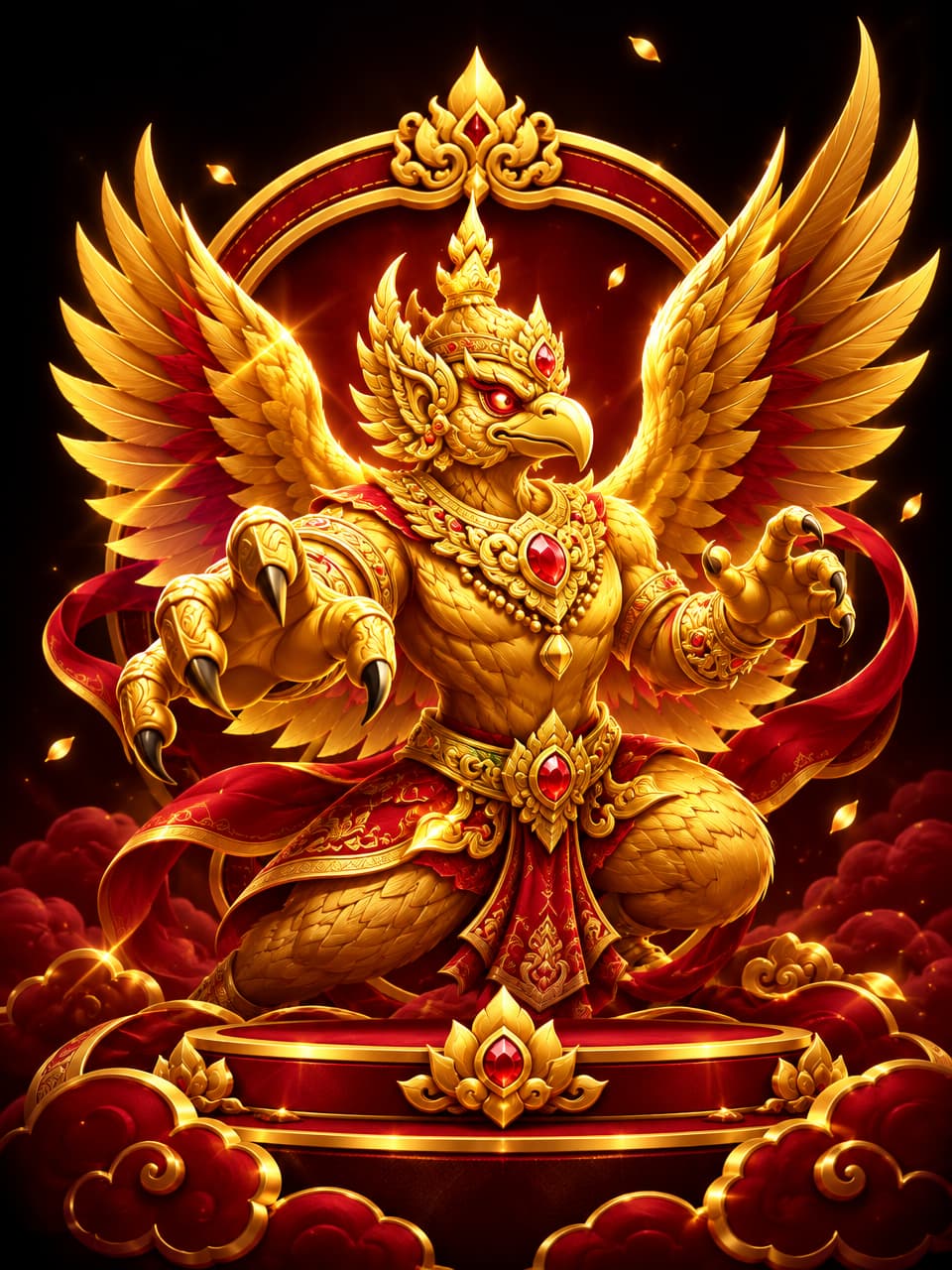 ภาพเกม JL Fortune Garuda 500 ที่ออกแบบใหม่สำหรับ maecharoen - หวยแม่เจริญ