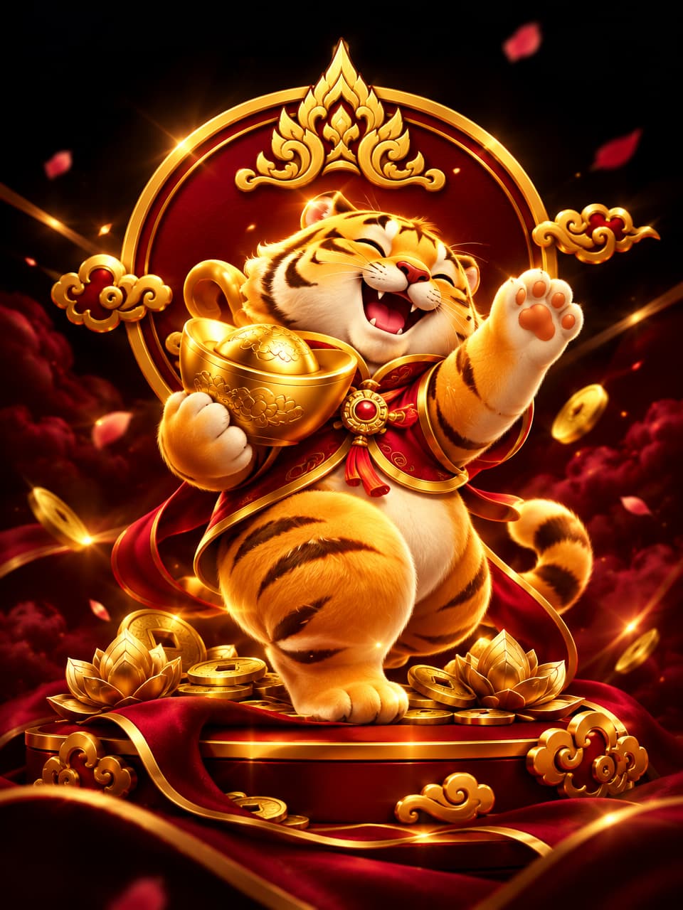 ภาพเกม PG Fortune Tiger ที่ออกแบบใหม่สำหรับ maecharoen - หวยแม่เจริญ