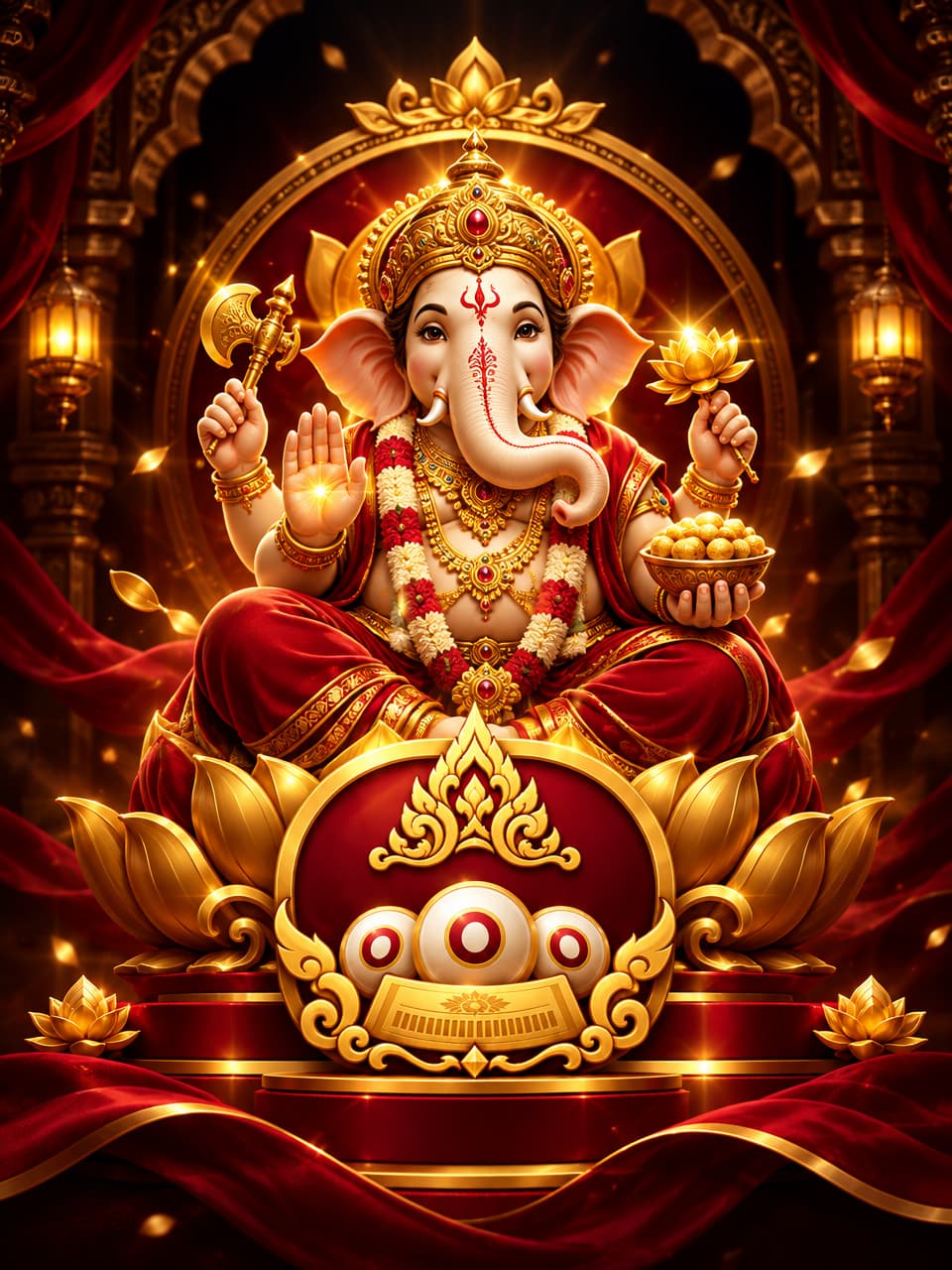 ภาพเกม Fortune Ganesha ที่ออกแบบใหม่สำหรับ maecharoen - หวยแม่เจริญ